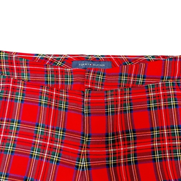 Like New! Tommy Hilfiger Red Plaid Pants Size 2 - Picture 2 of 7